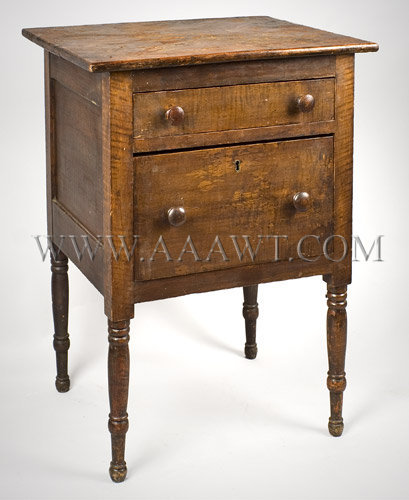 Table, Work Stand, Two Drawer
Pennsylvania or New York
Circa 1830, entire view